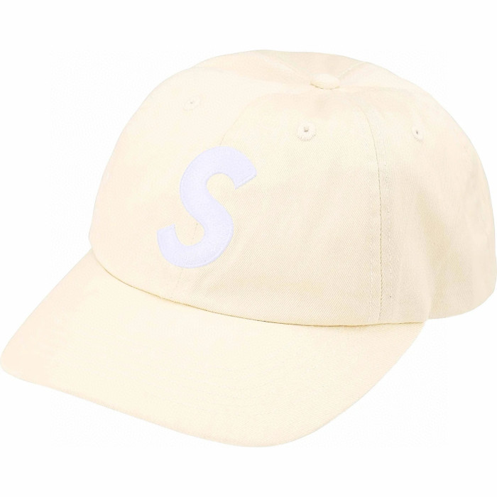 Supreme 25SS Pigment Coated S Logo 6-Panel Cap FZMZ263