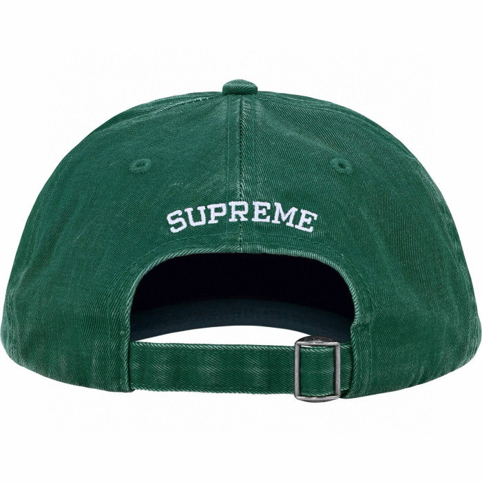 Supreme 25SS Pigment Coated S Logo 6-Panel Cap FZMZ263