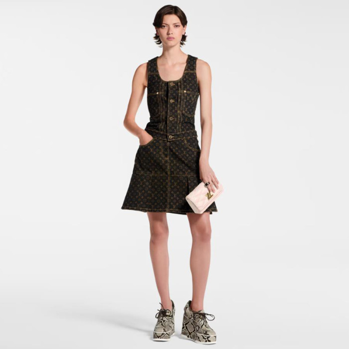 LV MONOGRAM Denim Dress FZQZ008