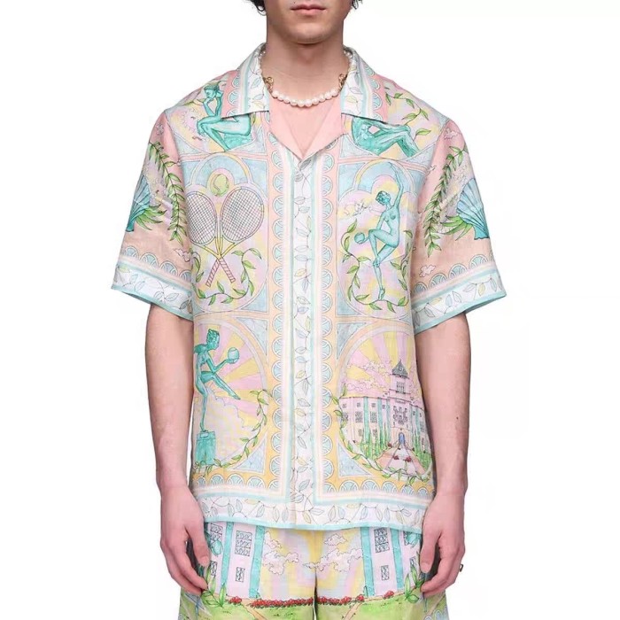 CASABLANCA Silk Suit Shorts Shirts FZTZ080