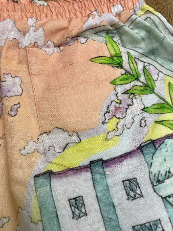 CASABLANCA Silk Suit Shorts Shirts FZTZ080