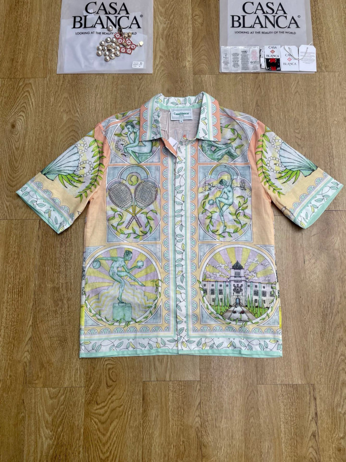 CASABLANCA Silk Suit Shorts Shirts FZTZ080