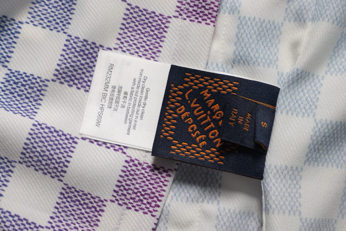 LV Damier Marque L.Vuitton Déposée Shirts FZCS462