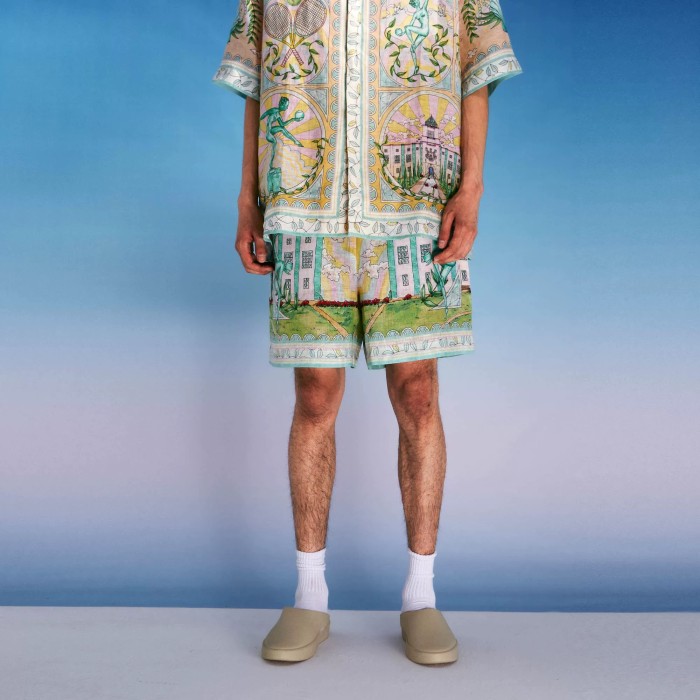 CASABLANCA Silk Suit Shorts Shirts FZTZ080