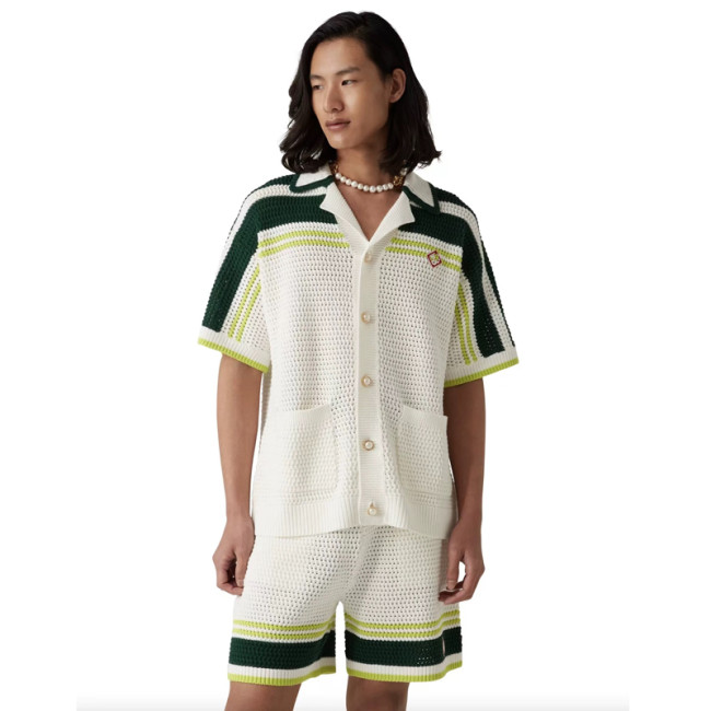 CASABLANCA Knitted Suit Shirts Shorts FZTZ079
