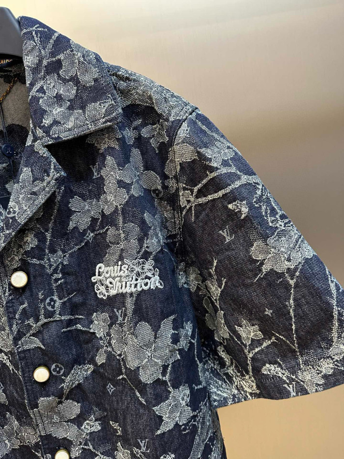 LV Monogram Denim Shirts FZCS463