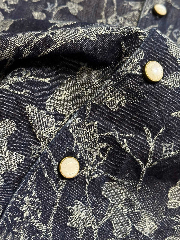 LV Monogram Denim Shirts FZCS463