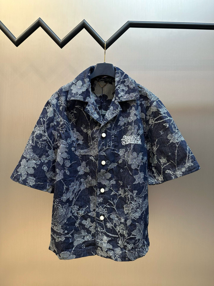 LV Monogram Denim Shirts FZCS463