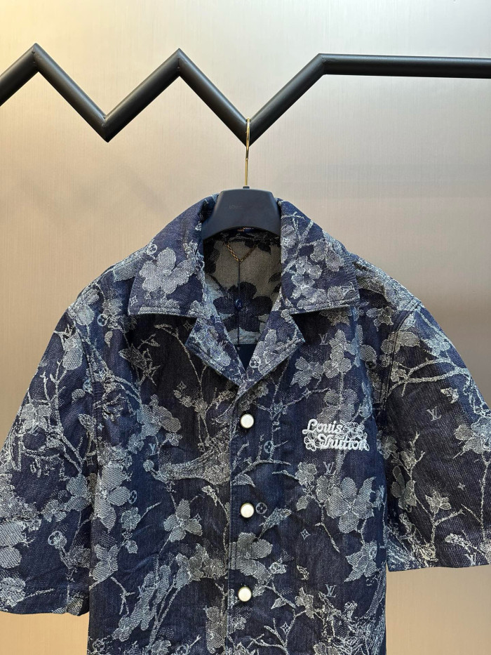 LV Monogram Denim Shirts FZCS463