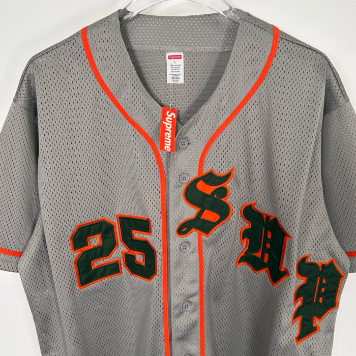 SUPREME 25SS OLD ENGLISH BASEBALL JERSEY FZTX5026