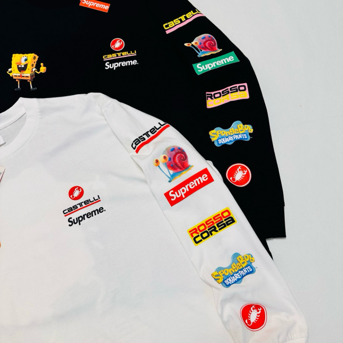 SUPREME SS25 SPONGEBOB CASTELLI RACING L/S TEE FZTX5028