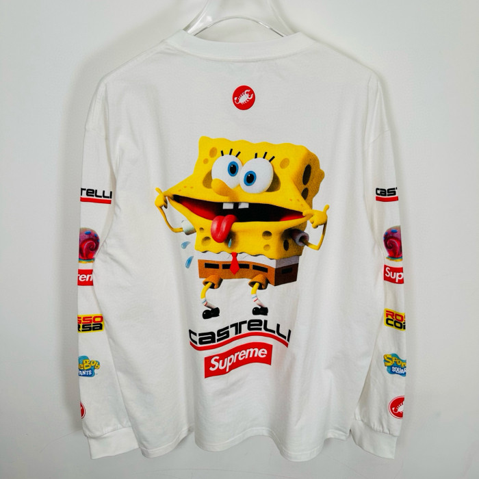 SUPREME SS25 SPONGEBOB CASTELLI RACING L/S TEE FZTX5028