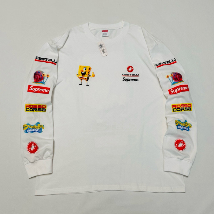 SUPREME SS25 SPONGEBOB CASTELLI RACING L/S TEE FZTX5028