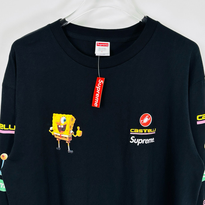 SUPREME SS25 SPONGEBOB CASTELLI RACING L/S TEE FZTX5028