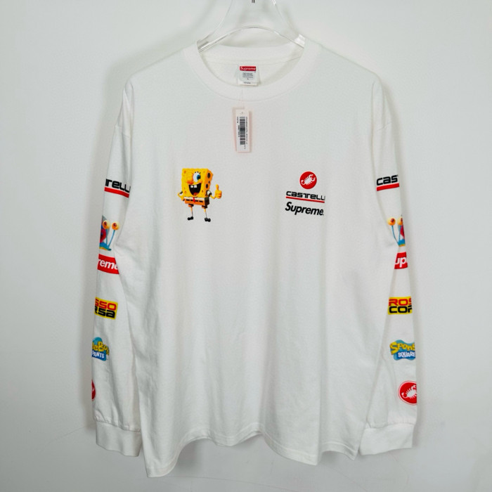 SUPREME SS25 SPONGEBOB CASTELLI RACING L/S TEE FZTX5028