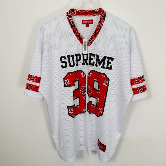 SUPREME SS25 BANDANA FOOTBALL JERSEY FZTX5057