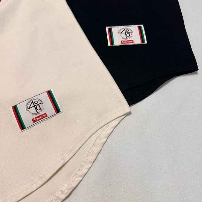 SUPREME SS25 40 Acres Twill Baseball Jersey FZCS487