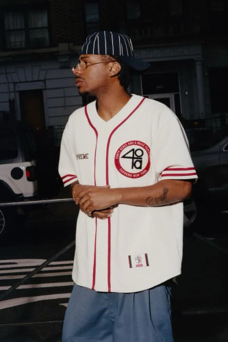 SUPREME SS25 40 Acres Twill Baseball Jersey FZCS487
