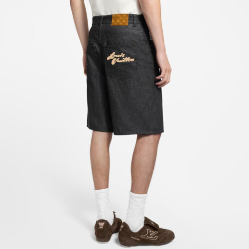 LV Raffia Denim Shorts FZKZ1434