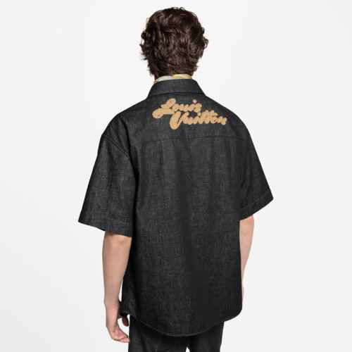 LV Raffia Denim Shirt FZCS461