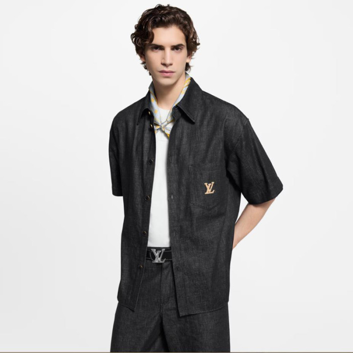 LV Raffia Denim Shirt FZCS461