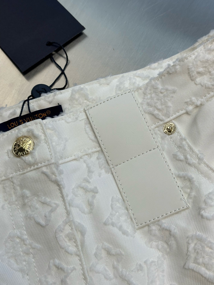 LV Monogram Denim Shorts FZKZ1487