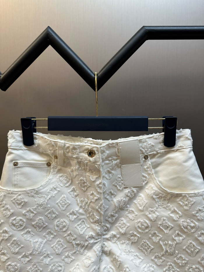 LV Monogram Denim Shorts FZKZ1487
