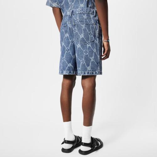 LV Monogram Denim Shorts FZKZ1507