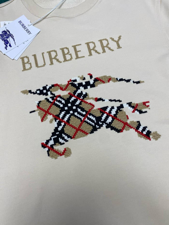 Burberry Cross Stitch EKD​ Cotton Sweatshirt FZWY1759