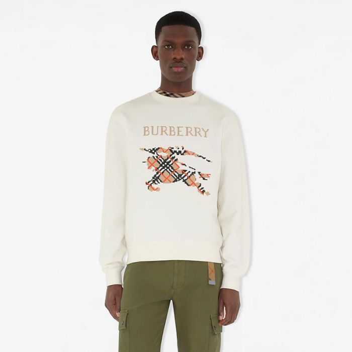 Burberry Cross Stitch EKD​ Cotton Sweatshirt FZWY1759