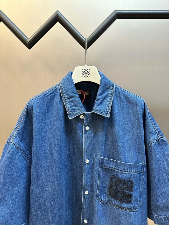 Loewe Anagram Denim Shirts FZCS494