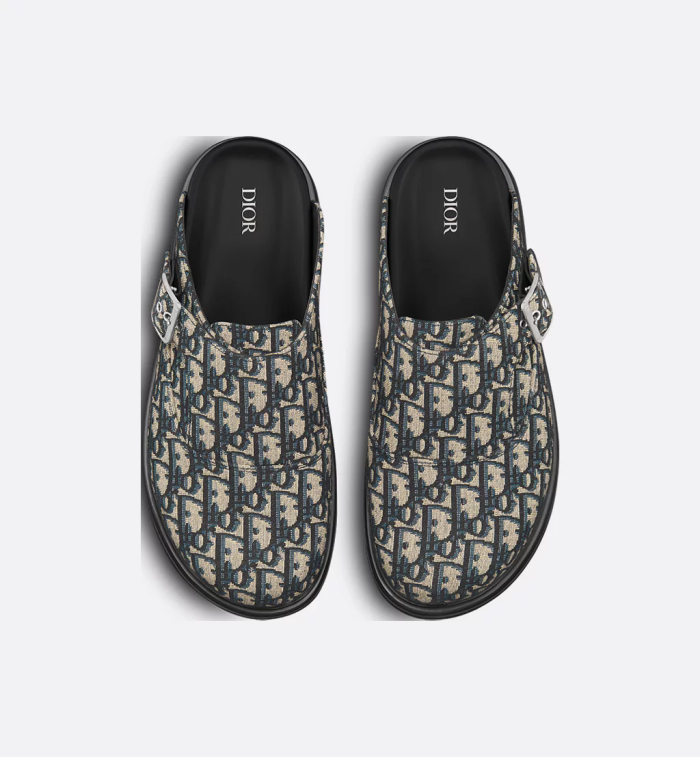 DIOR Oblique Aqua Shoes Slipper Mules FZXZ218