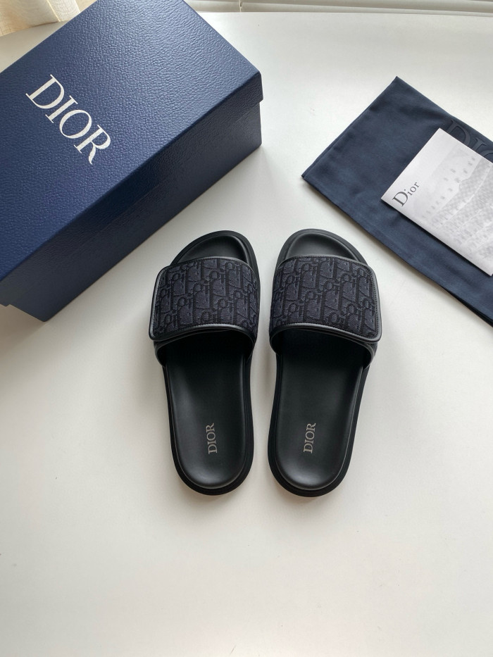 DIOR Oblique Aqua Shoes Slipper FZXZ222
