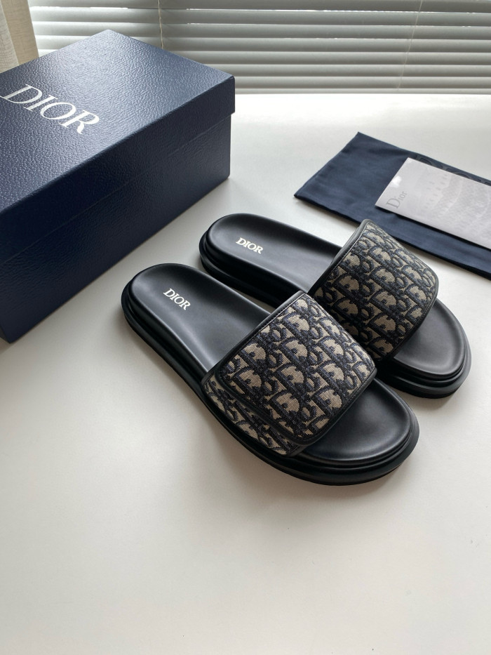 DIOR Oblique Aqua Shoes Slipper FZXZ222