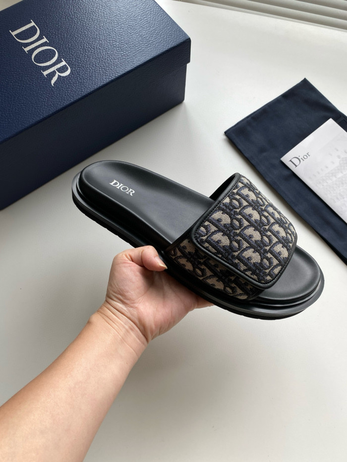 DIOR Oblique Aqua Shoes Slipper FZXZ222