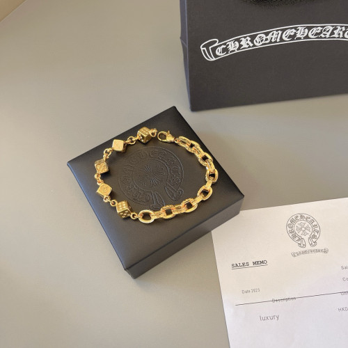 Chrome Hearts Gold Bracelet FZSP021