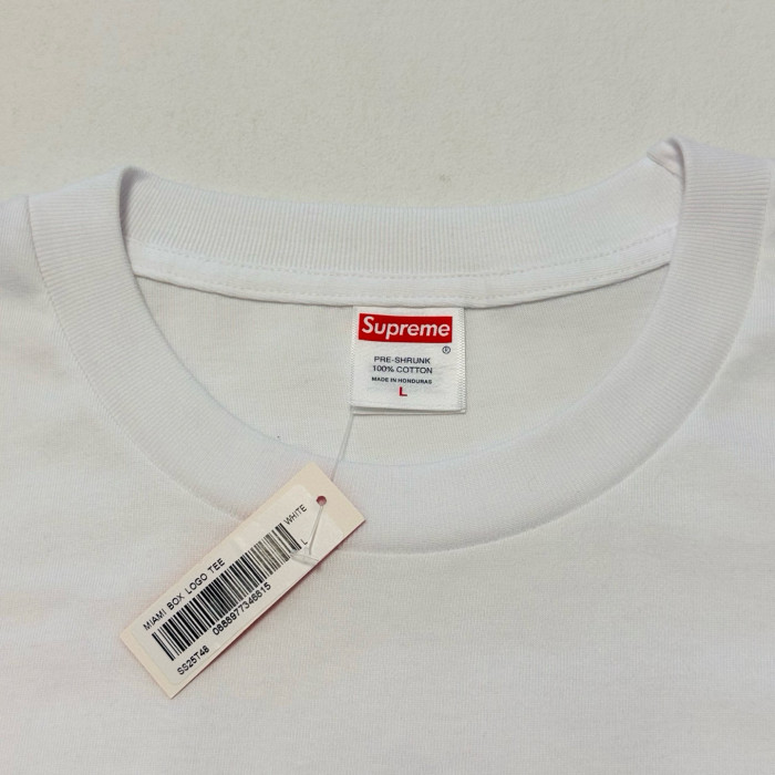 SUPREME SS25 MIAMI BOX LOGO TEE FZTX5192