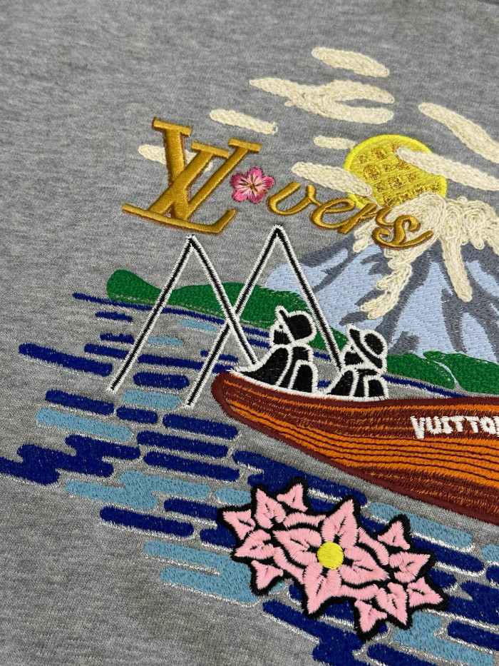 LV Pharrell Williams X Nigo Marque L.Vuitton Déposée sweatshirts FZWY1756