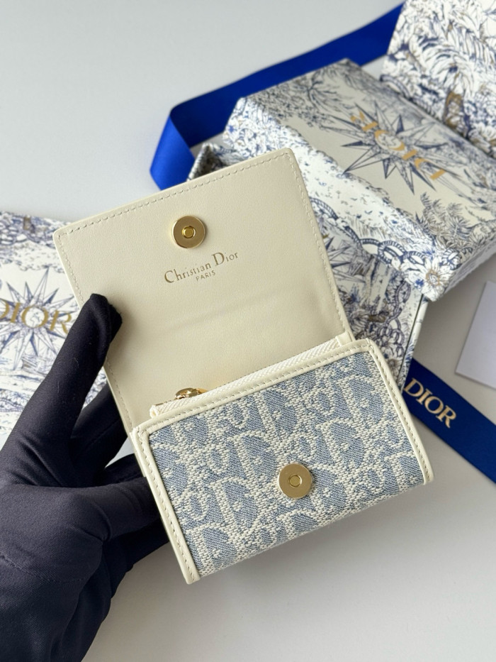 Dior 30 Montaigne Dahlia card bag Wallet Purse FZBB154
