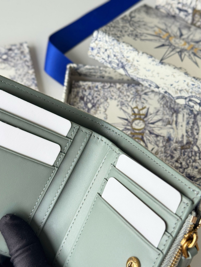 Dior 30 Montaigne Dahlia card bag Wallet Purse FZBB153