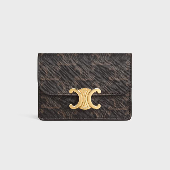 Celine TRIOMPHE card bag Wallet Purse FZBB155
