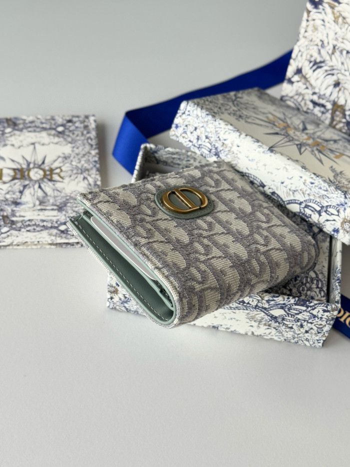 Dior 30 Montaigne Dahlia card bag Wallet Purse FZBB153