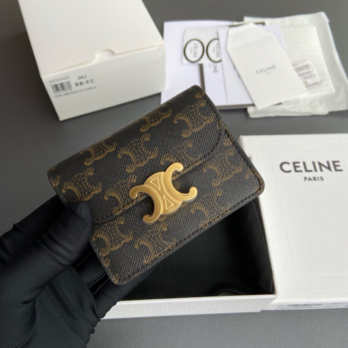 Celine TRIOMPHE card bag Wallet Purse FZBB155