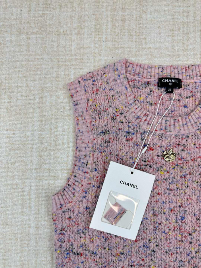 Chanel Knitted Vest Tee FZMY567