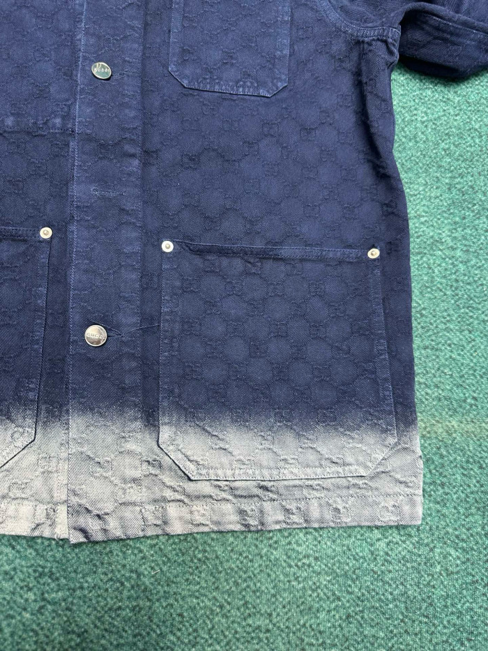Gucci GG Denim Shirts FZCS521