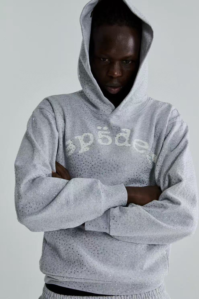 Sp5der Rhinestone hoodies FZWY1803