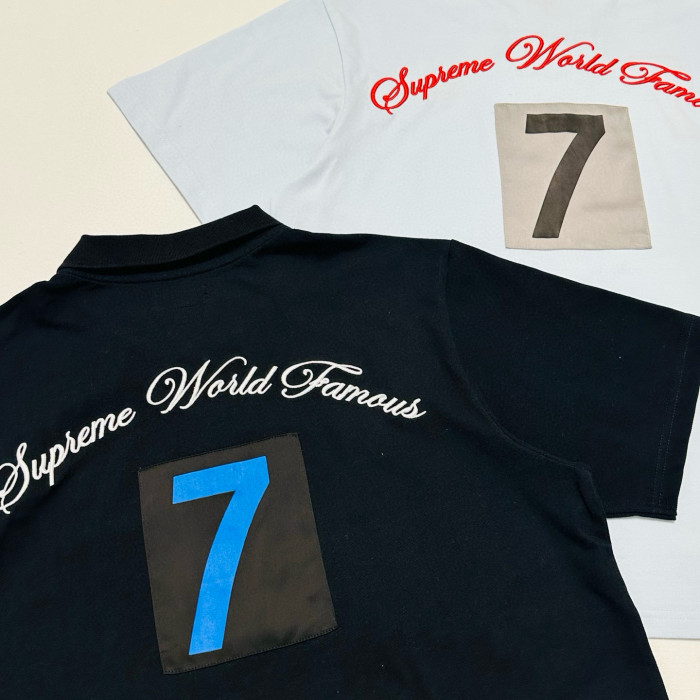 SUPREME SS25 CURSIVE POLO FZTX5260