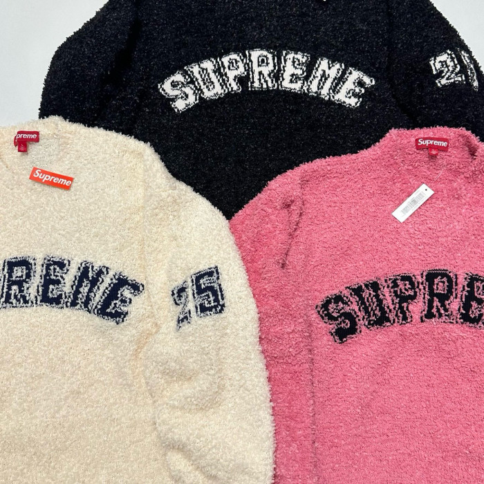 SUPREME SS25 TEXTURED ARC SWEATER FZMY581