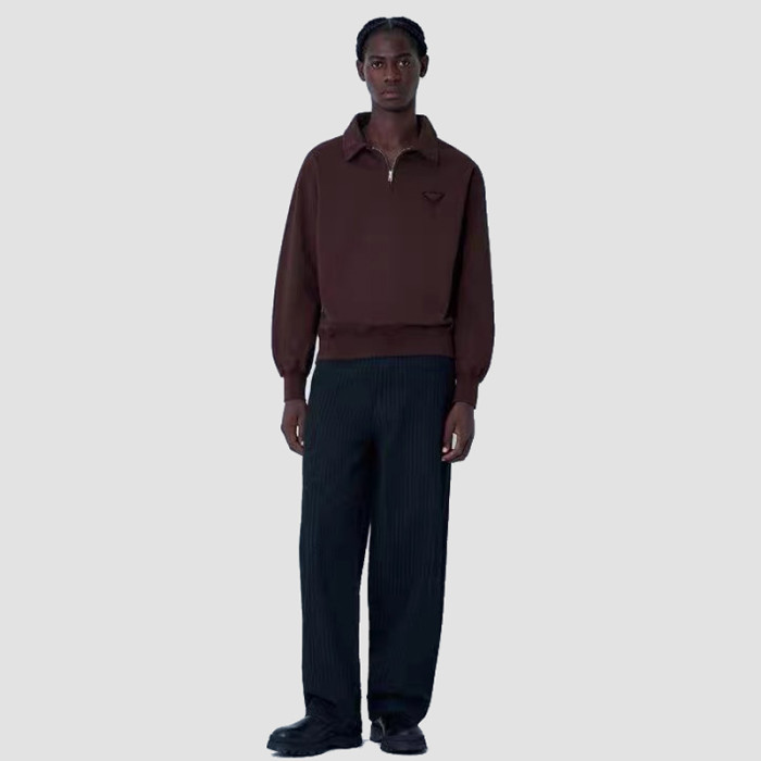 PRADA Half zipper Sweatshirts FZWY1818