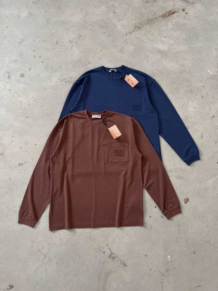 miumiu Pocket LS Tee FZTX5287